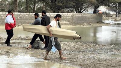 عکس/ مناطق سیل زده شرق هرمزگان