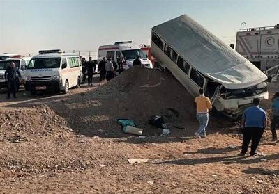 انحراف مینی‌بوس دانش‌آموزان در محور ایوانکی