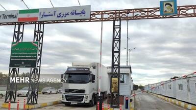  اینفوگرافیک؛ ترانزیت ۸۵۰ هزار تُن کالا از طریق مرزهای گیلان
