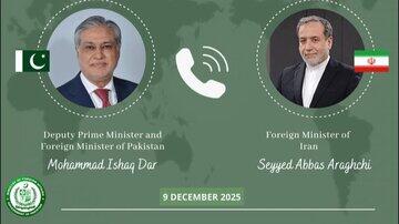 رایزنی تلفنی عراقچی و همتای پاکستانی