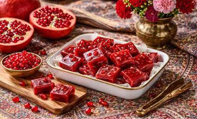  طرز تهیه کارامل انار؛ قرمزترین و خوشمزه‌ترین کارامل یلدایی
