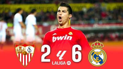 برتری 6-2 رئال مادرید مقابل سویا با هت‌تریک کریستیانو رونالدو در سال 2011 - پارس فوتبال