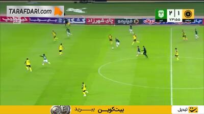 گل امیرحسین فارسی به سپاهان (سپاهان 1-3 خیبر) - پارس فوتبال