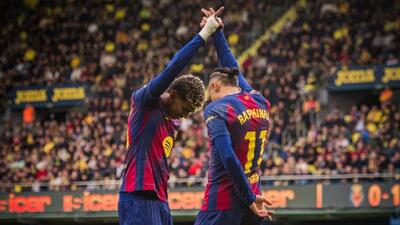 ویارئال ۰-۲ بارسلونا/ غرق کردن زیردریایی زرد، آخرین سکانس سال ۲۰۲۵ آبی اناری‌ها + فیلم - پارس فوتبال