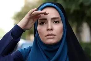  عکس جذاب مرضیه سریال آوای باران با تم یلدا