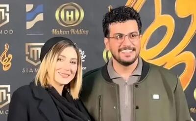  بوسه عاشقانه امیرحسین قیاسی بر پیشانی همسرش وایرال شد/ویدیو