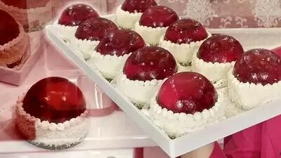 طرز تهیه چیز کیک انار مجلسی برای شب یلدا + فیلم آموزش مرحله‌ به‌ مرحله
