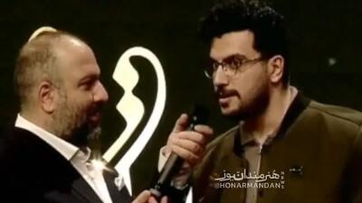  فیلم / امیرحسین قیاسی در جشن حافظ: وای جایزه گرفتم .../ گفتن با علی اوجی باشی .../  مهران مدیری یه رازه نمیتونم ...!  / علی اوجی: به درک!