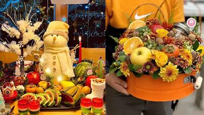 جدیدترین روش‌ های تزئین شب یلدا برای یک دیزاین لاکچری و خاص / فیلم