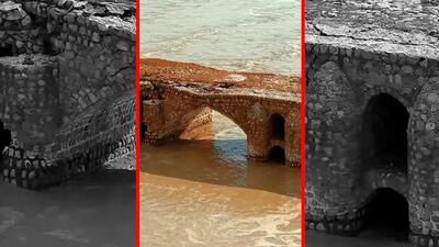  فیلم وضعیت نگران کننده طولانی ترین پل تاریخی ایران