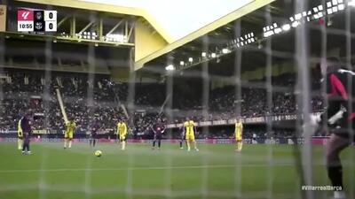 گل اول بارسلونا به ویارئال+ ویدئو