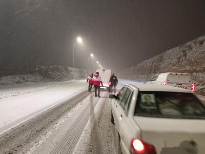  ۵۰۰ خودرو گرفتار در کولاک خراسان شمالی رهاسازی شدند