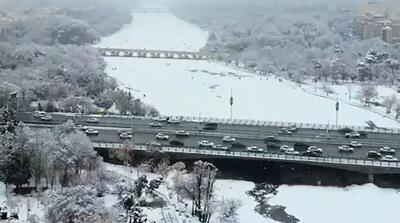  تصاویر تماشایی اصفهان برفی با معین!