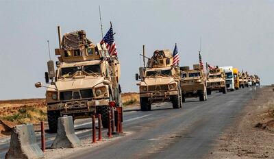 ورود کاروان نظامی آمریکا به شرق سوریه