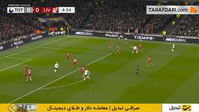 خلاصه بازی تاتنهام 1-2 لیورپول (لیگ برتر انگلیس 26-2025)