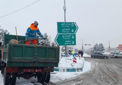 امتحانات نهایی برگزار می‌شود/ عملیات گسترده برف‌روبی در بجنورد از بامداد امروز عکس - تسنیم
