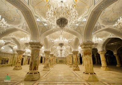 جلوه‌ای فاخر از هنر ایرانی در حرم امام علی(ع) - تسنیم