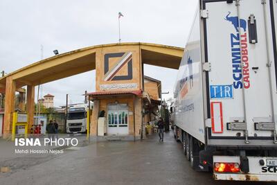 پیگیری‌های مقامات گیلانی نتیجه داد/ ترافیک کامیون‌ها در مرز آستارا روان شد