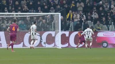 گل اول آاس رم به یوونتوس توسط بالدانزی