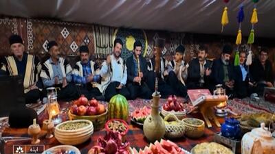  گرمای شب چله در سیاه چادرهای بختیاری + فیلم