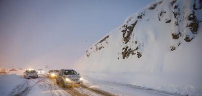 انسداد محور چالوس و آزادراه تهران- شمال