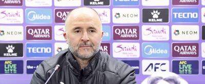 سرمربی الدحیل: اختلاف ۳۰‌درجه‌ای با زمین تمرین داشتیم