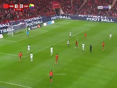 برگردون تماشایی؛ گل دوم مراکش توسط الکعبی در دقیقه 74