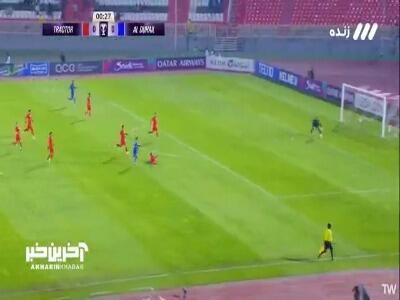 شوت بازیکن الدحیل خطرناک از کنار دروازه به بیرون رفت