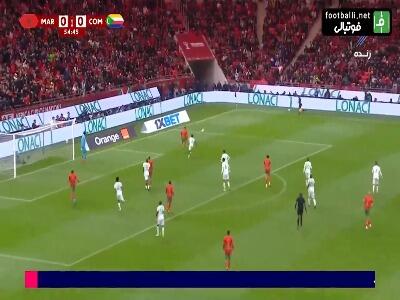 گلهای بازی مراکش دو - صفر کومور