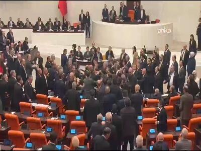  درگیری در پارلمان ترکیه در جلسه بودجه 2026