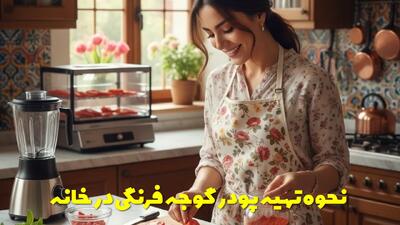  نحوه تهیه پودر گوجه فرنگی در خانه و موارد مصرف آن + بهترین روش نگهداری