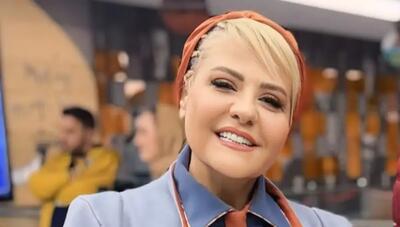 رابعه اسکویی با استایل آبی و شیک در جشن حافظ؛ تغییر چهره متفاوت خانم بازیگر (عکس)