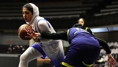 گزارش تصویری: نبرد تماشایی استقلال و گاز تهران در لیگ برتر بسکتبال زنان