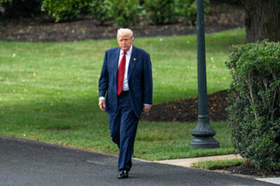 رهگیری یک هواپیما در نزدیکی محل اقامت ترامپ