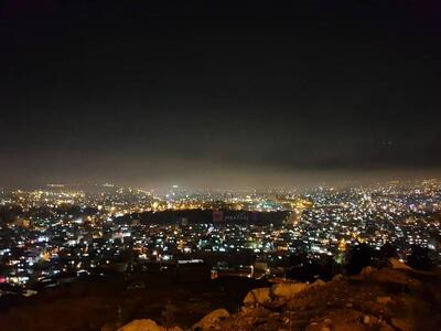 ویدئو عجیب از وضعیت خرم‌آباد در شب چله