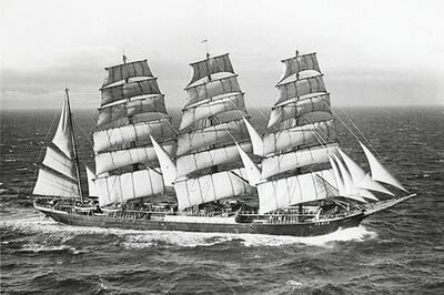 تصاویر کمیاب از پامیر، آخرین کشتی بادبانی تجاری جهان