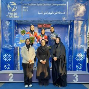  نایب‌قهرمانی بانوی قمی در مسابقات دواتلون قهرمانی آسیا