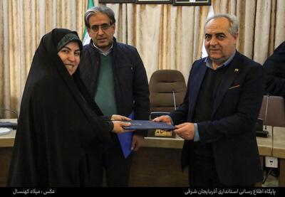  مدیرکل امور زنان و خانواده استانداری آذربایجان شرقی معارفه شد