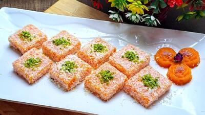  طرز تهیه لوکوم هویج دسر ترکی خوشمزه و آسان (فقط با ۳ ماده)