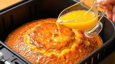  طرز تهیه کیک خیس پرتقالی بدون نیاز به فر در عرض چند دقیقه