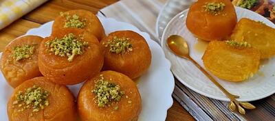  طرز تهیه کیک شربتی شیرینی شربتی تکنفره فوق العاده آسان و راحت