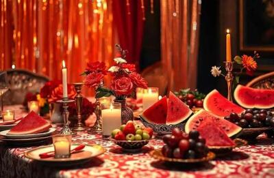  قدیمی‌ترین عکس از مراسم شب یلدا در ایران