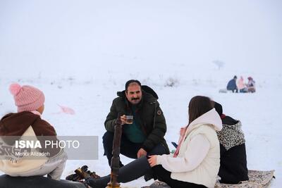 تصاویر: شادی و تفریح مردم بجنورد پس از بارش برف