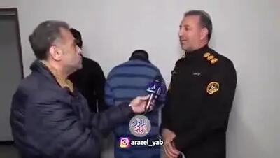 ببینید| دستگیری و زمین‌گیر شدن ۲ سارق حرفه‌ای