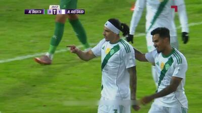 گل اول الاهلی عربستان به الشرطه (راجر ایبانز)