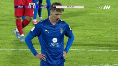 گل اول الدحیل به تراکتور (بوریگاد - پنالتی)