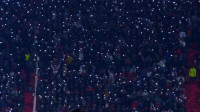 جو زیبای هواداران تراکتور در ورزشگاه یادگار امام تبریز