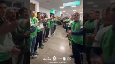 استقبال هواداران از کاروان خیبری‌ها پس از برد برابر سپاهان