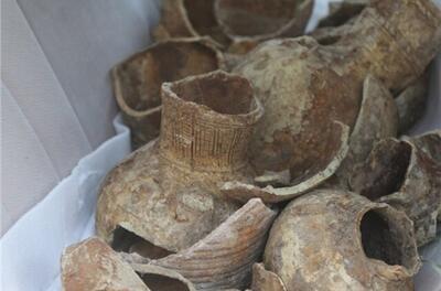 ماجرای کشف کوزه پر از سکه طلا بعد از بارش‌ های اخیر + فیلم