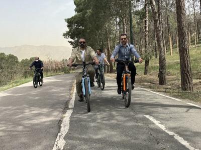  افزایش ۳۶ کیلومتری مسیر دوچرخه سواری غرب تهران